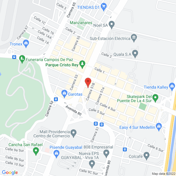 Mapa de Manufacturas Cirotex S.A.S.