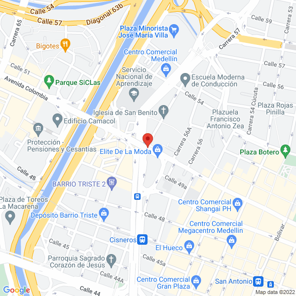 Mapa de Manufacturas L & M