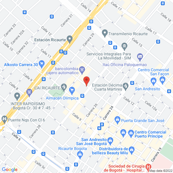 Mapa de Manufacturas Reymon S.A.