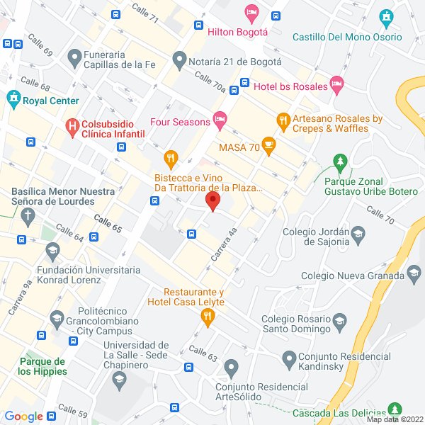 Mapa de Many Kids S.A.S.