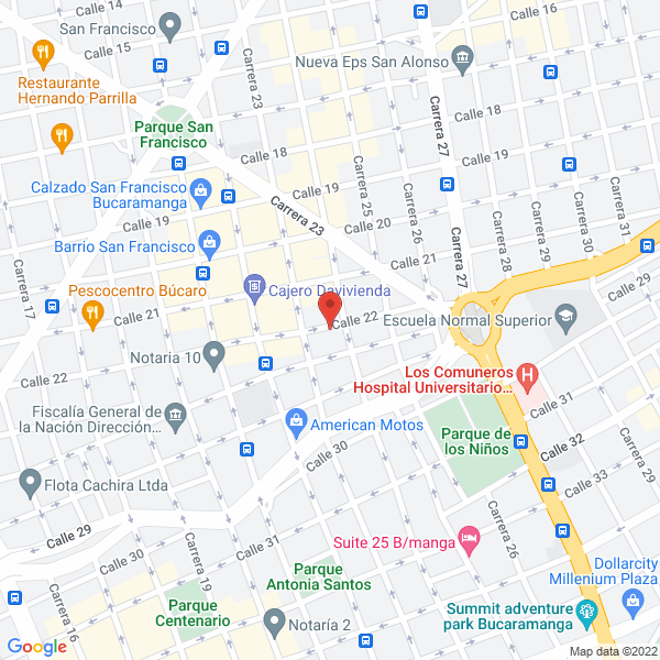 Map of La Especial Panadería Y Pastelería