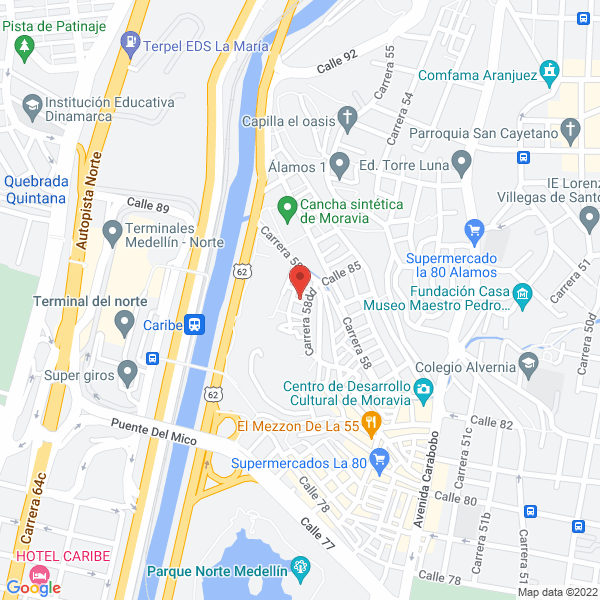 Mapa de Mar De Dios By París