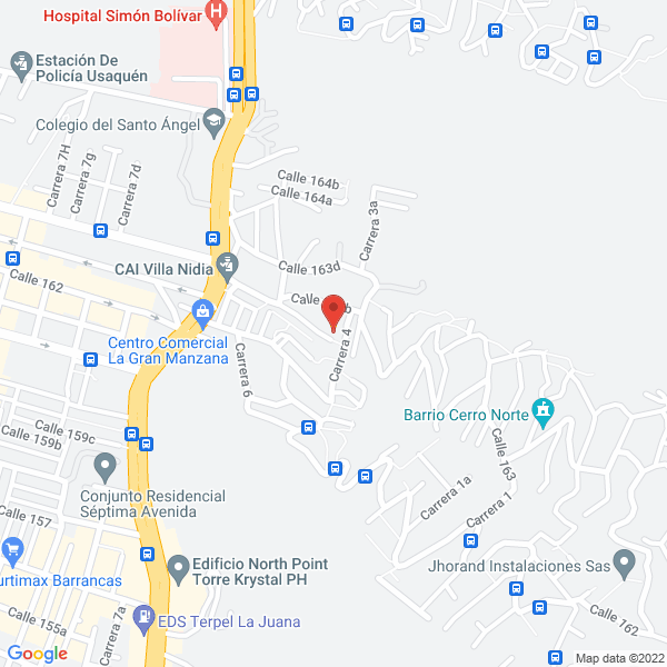 Mapa de Marco A. Jiménez S.A.S.