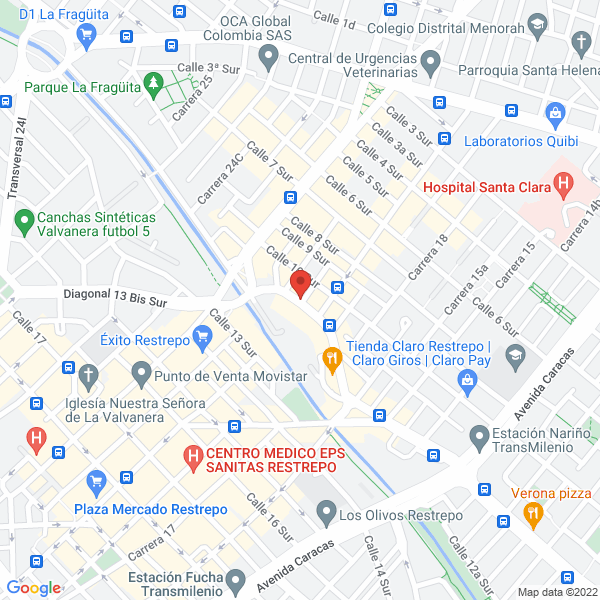 Mapa de Peletería El Cuero