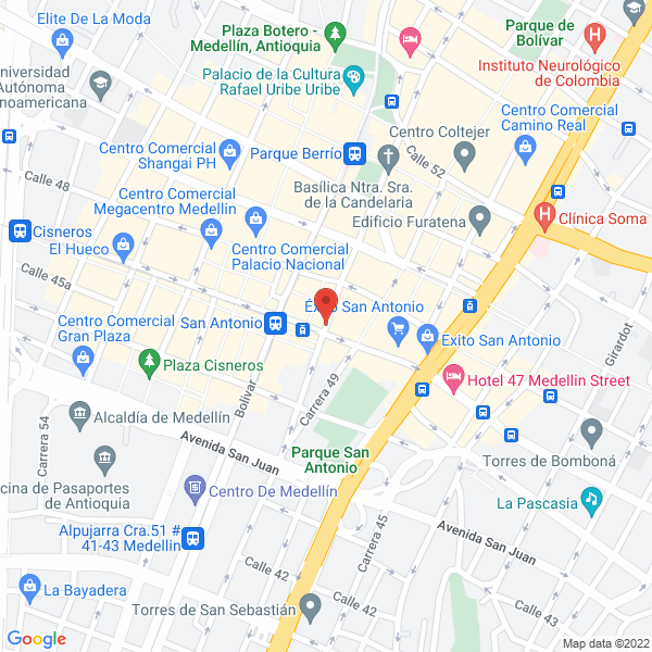 Mapa de Peletería Surtitacones