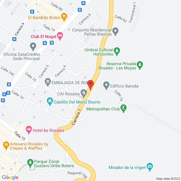 Mapa de La Posada Del Mar