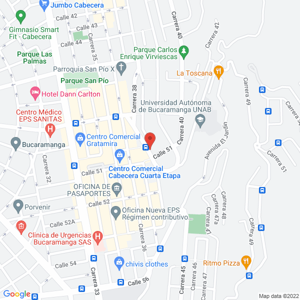 Map of La Reserva Vinos Y Licores Ltda.