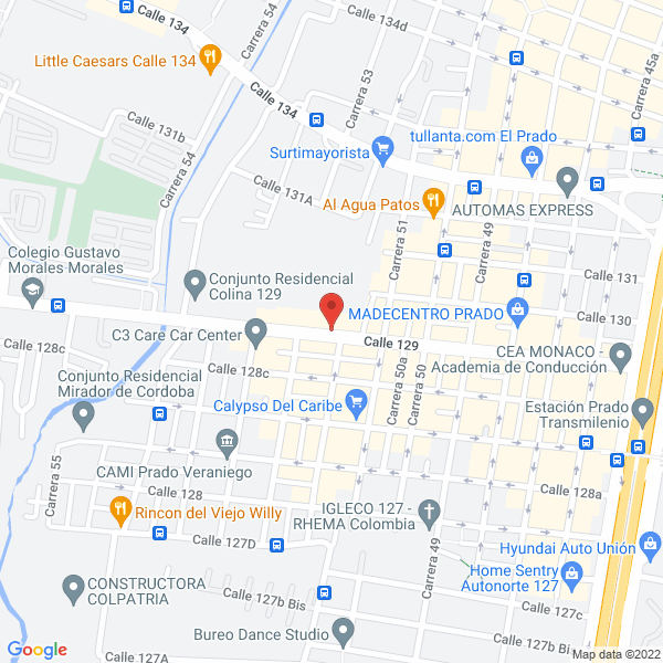 Mapa de La Ruta Del Color S.A.S.