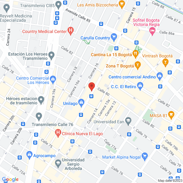 Mapa de La San Giorgio