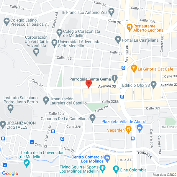 Mapa de La Surtidora La Castellana La Brasa Bar