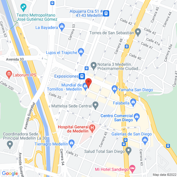Mapa de La Tienda De La Forja