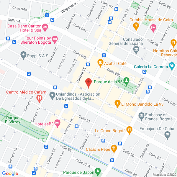 Mapa de La Vasca