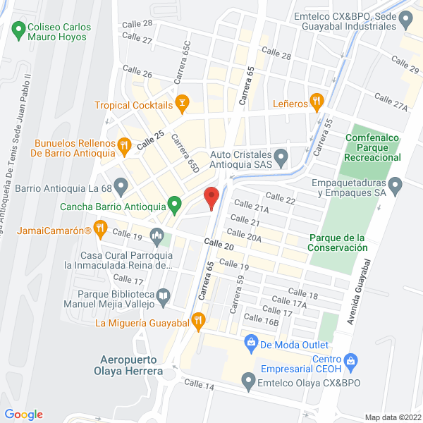 Mapa de La Ventana
