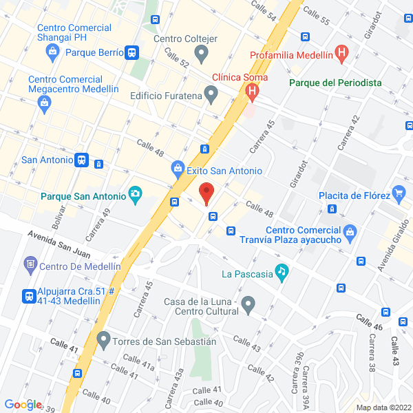 Mapa de Labaratorio Diesel Rionegro