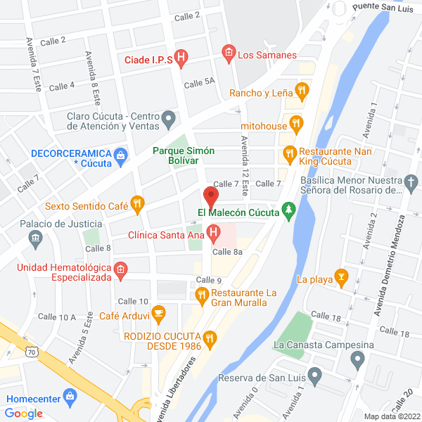 Map of Laboratorio Clínico