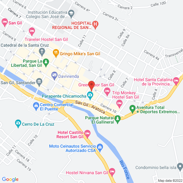 Map of Nestor Fabian Delgado Mendoza