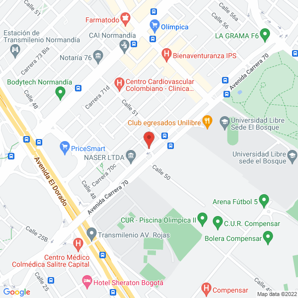 Mapa de Netsys Technology S.A.S.