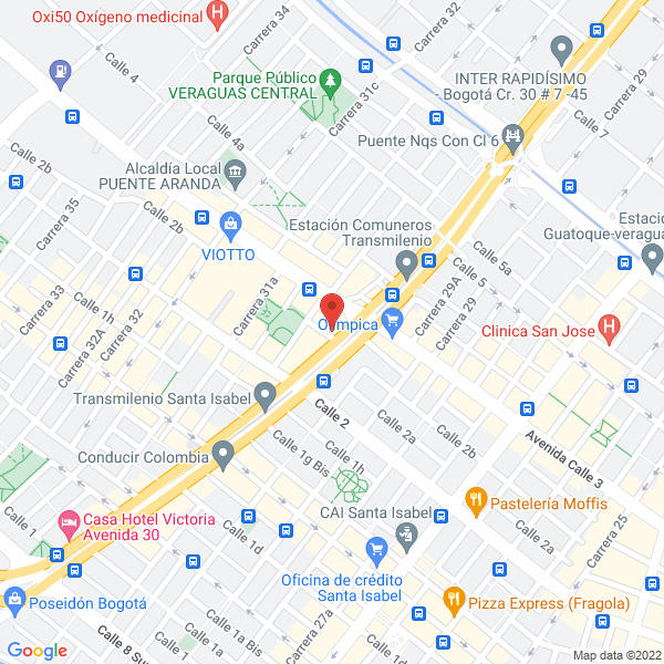 Mapa de Nuevo Grupo Cristal