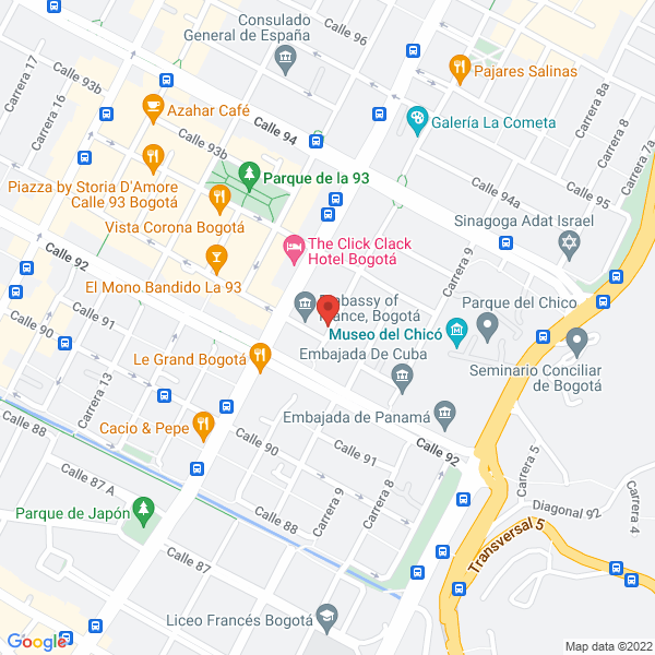 Mapa de María Del Pilar Barreto E Hijos S.A.S.