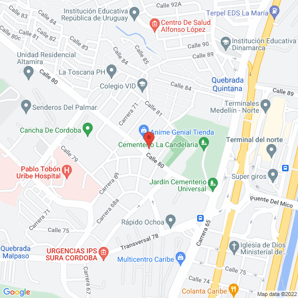 Mapa de Mariachi Ases De América