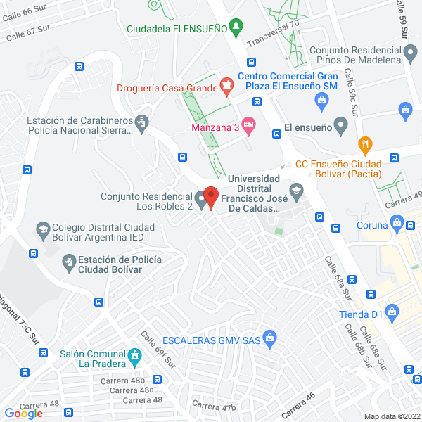 Mapa de Mariachi Vargas De Bogotá