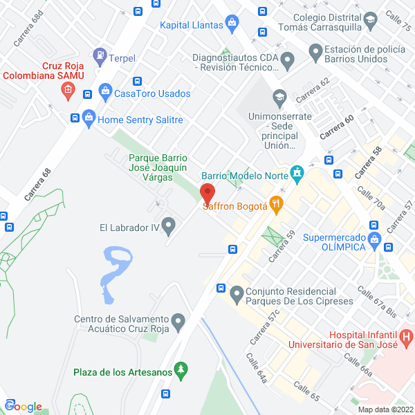 Mapa de Mastin Seguridad Ltda.