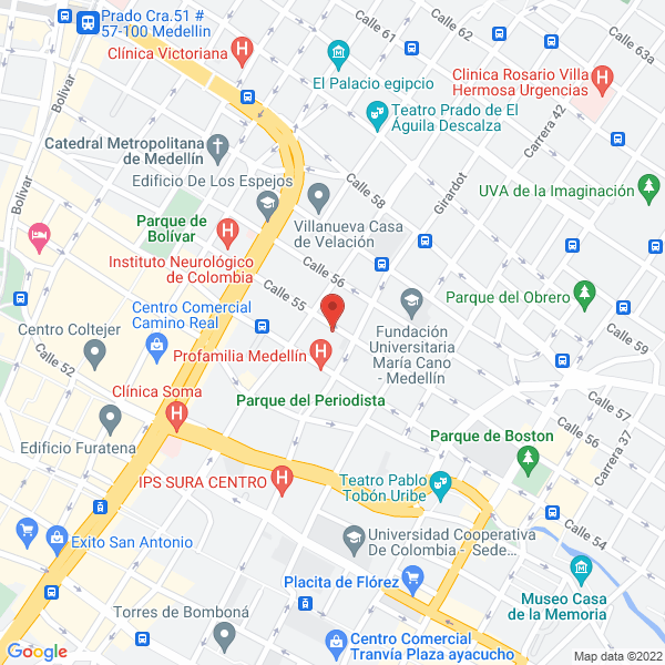 Mapa de Mater Frío