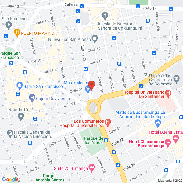 Map of Mundial De Colisiones Ltda
