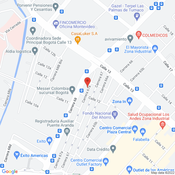 Mapa de Muraltex Ltda.