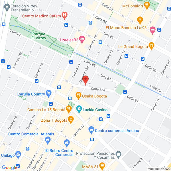 Mapa de Mva S.A.S.