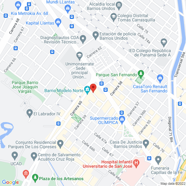 Mapa de N Ideas Proyectos S.A.S.