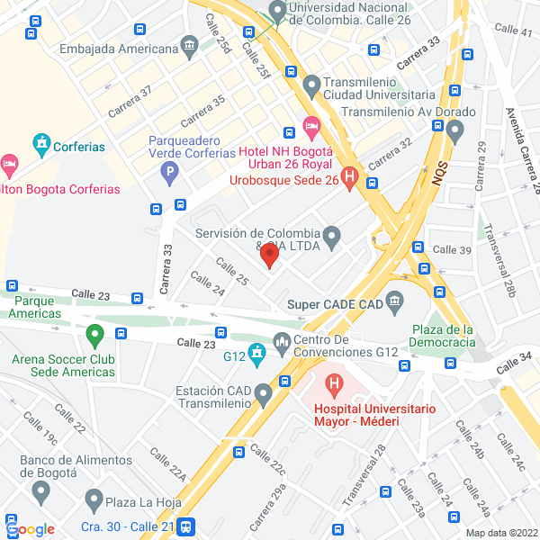 Mapa de Nalsalud Agentes De Medicina Prepagada Ltda.
