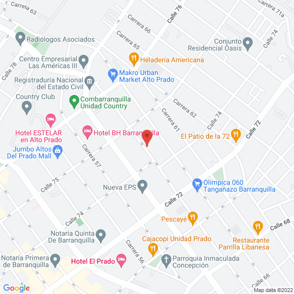 Map of Nansoft Technology S.A.