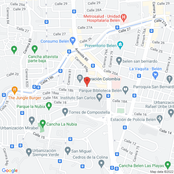 Mapa de Personal Express S.A.