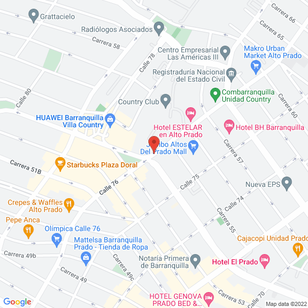 Map of Pertuz & CIA. Ltda.