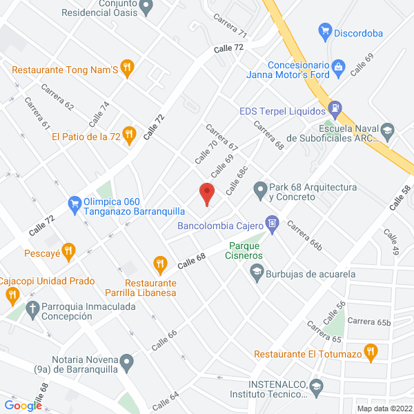 Map of Pet Bakery