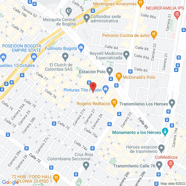 Mapa de Petrotanques De Colombia S.A.S.