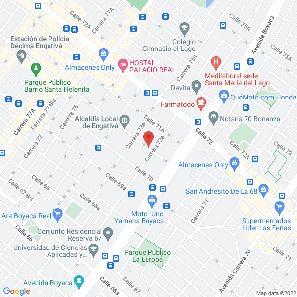 Mapa de Pharex Laboratories Ltda