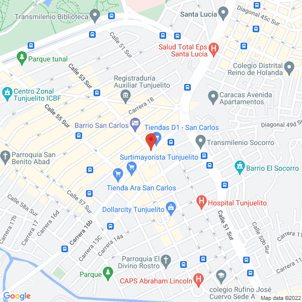 Mapa de Phm Investment S.A.S.