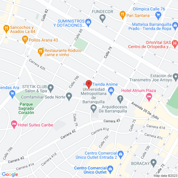 Map of Consultorio De La Doctora Rosalba Cardona Ramirez