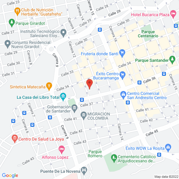 Map of Pico Poveda Virgelina