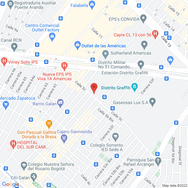 Mapa de Pigmentar Ltda
