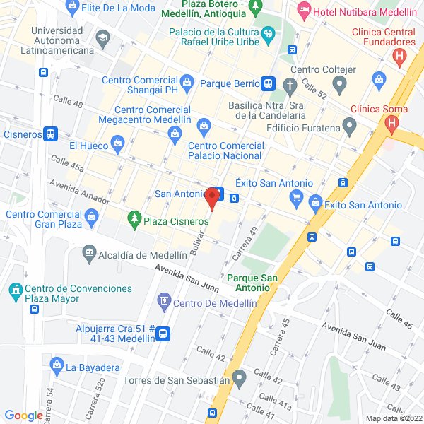 Mapa de Pinatería Bazar De La Variedad