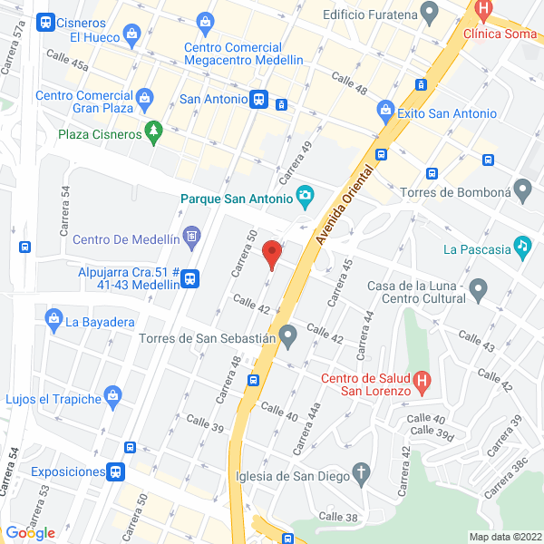 Mapa de Pinturas Luis Posada S.A.S.