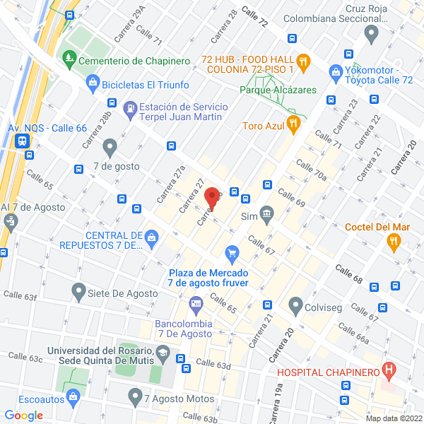 Mapa de Pinturas Santcolor S.A.S.
