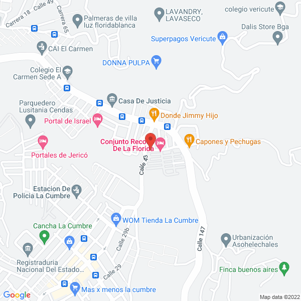 Map of Lan Redes S.A.S.