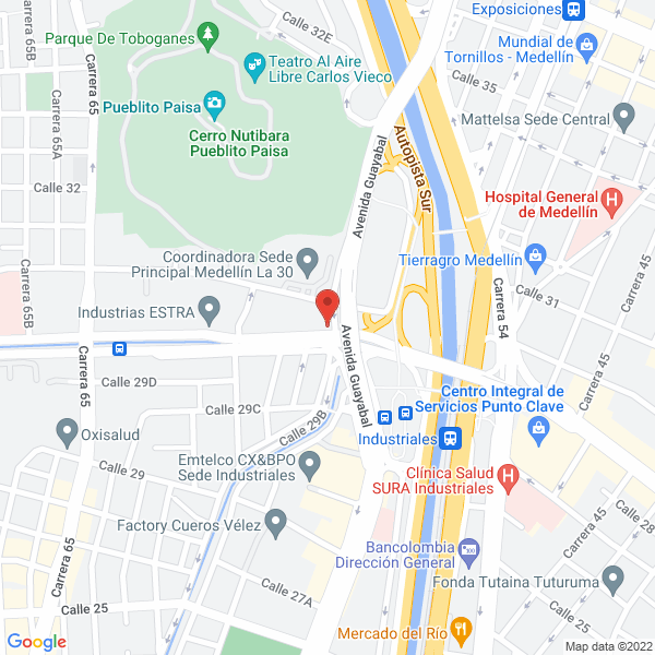 Mapa de Landers Y Cía. S.A.