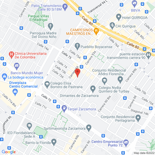 Mapa de Las Cibeles S.A.S.