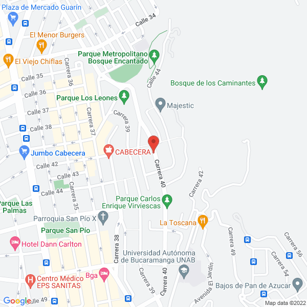 Map of Las Delicias De La Abuela