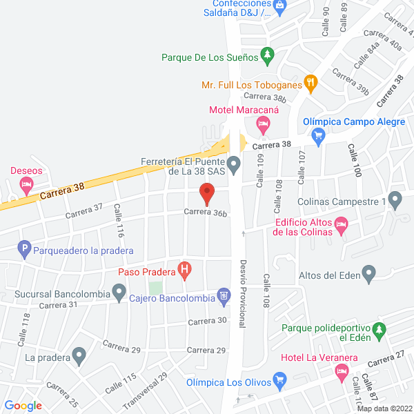 Map of Olivieri S.A.S.